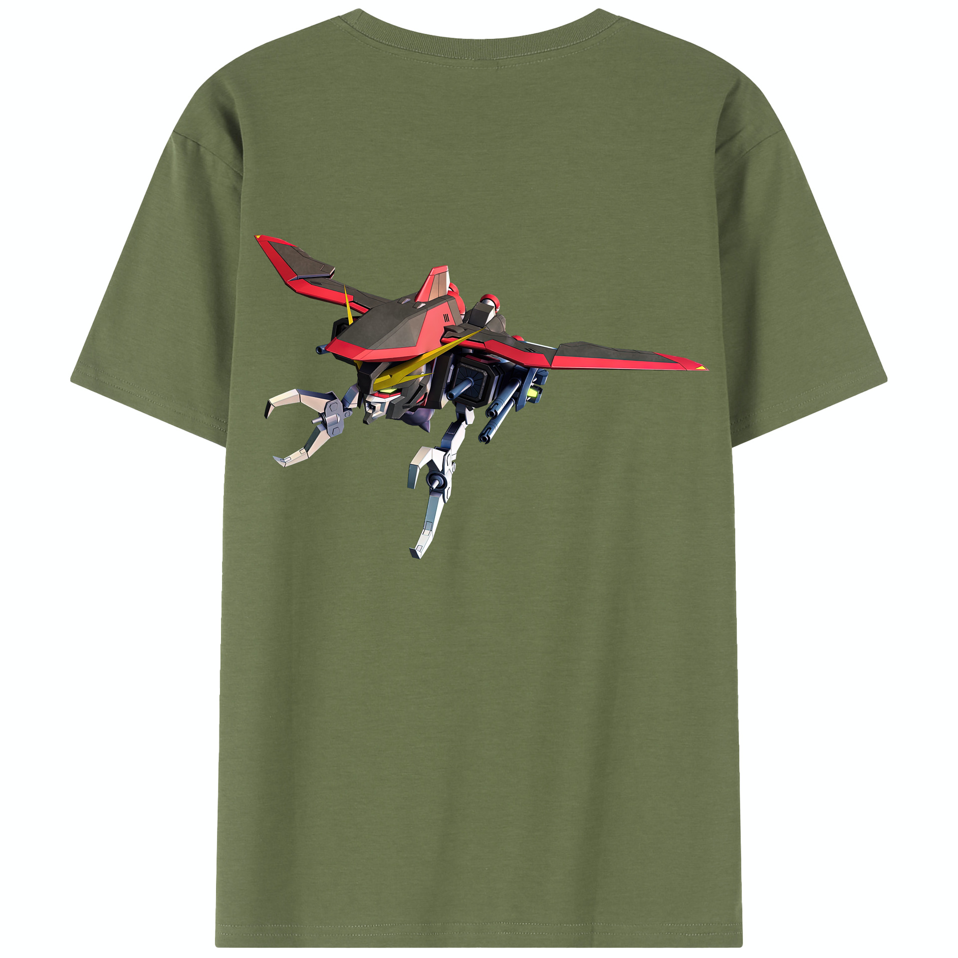 （画像用） 機動戦士ガンダム Mobile Suit Gundam 綿100％半袖Tシャツ（背面プリント）